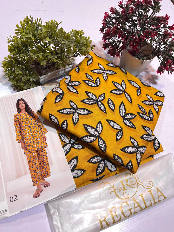 REGALIA KHADDAR DIGITAL PRINT 2PC D03