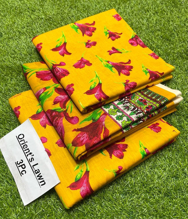 ORIENT LAWN DIGITAL PRINT 3PC D316