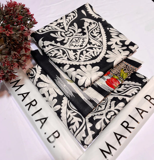 MARIA.B LAWN DIGITAL PRINT 3PC D04