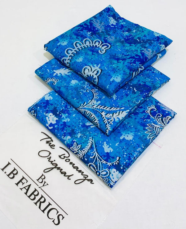 BONANZA LAWN DIGITAL PRINT 3PC D86