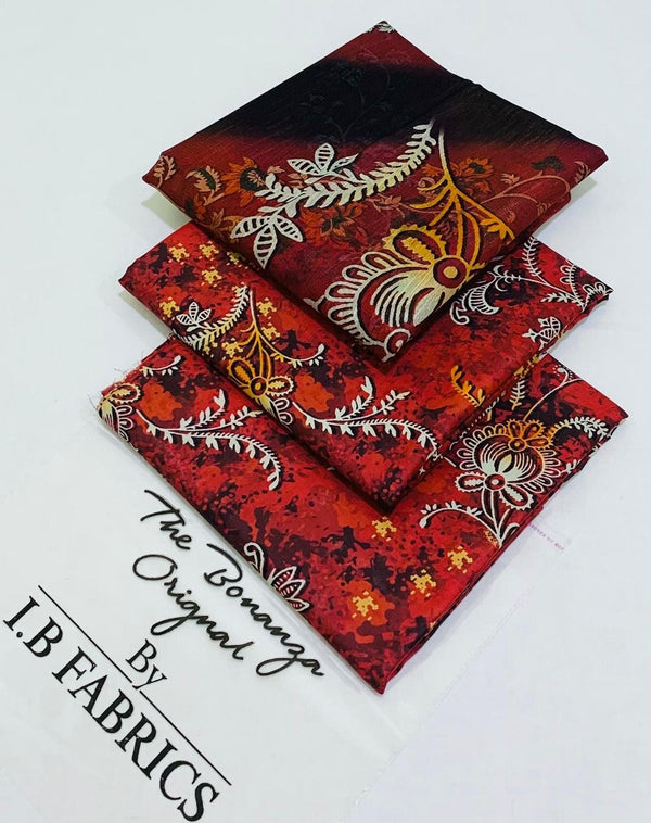BONANZA LAWN DIGITAL PRINT 3PC D77