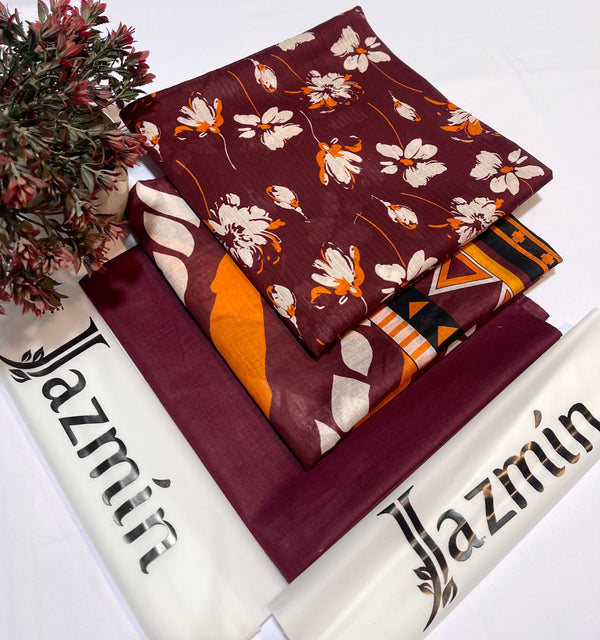 JAZMIN DORIA LAWN DIGITAL PRINT 3PC D03