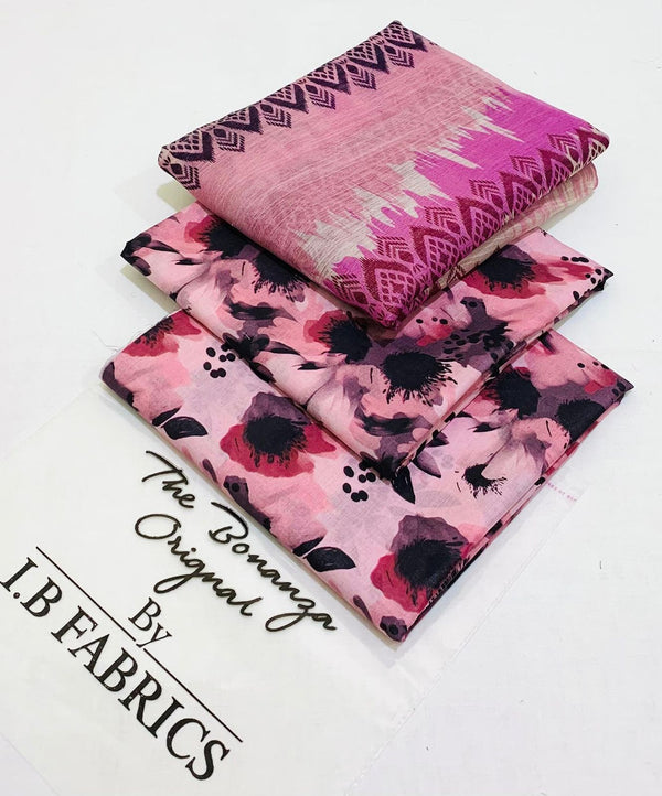 BONANZA LAWN DIGITAL PRINT 3PC D82