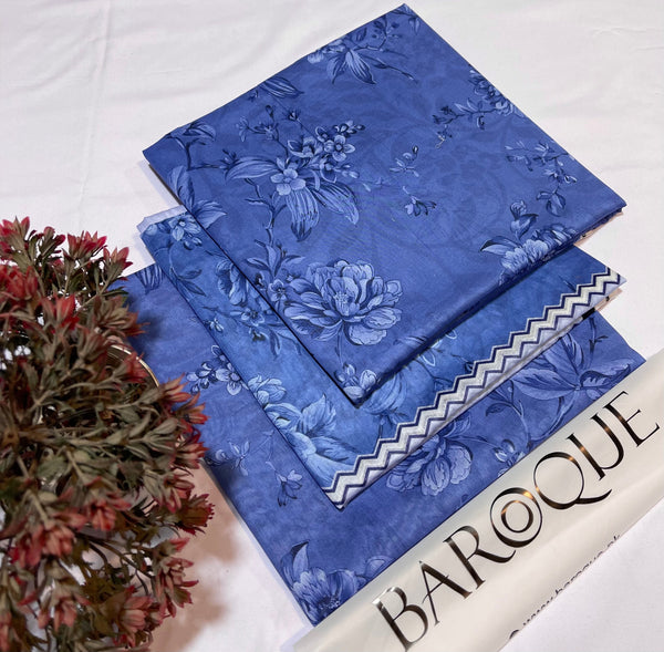 BAROQUE LAWN DIGITAL PRINT 3PC D17