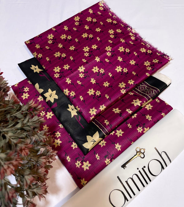 ALMIRAH LAWN CLASSIC PRINT 3PC D86