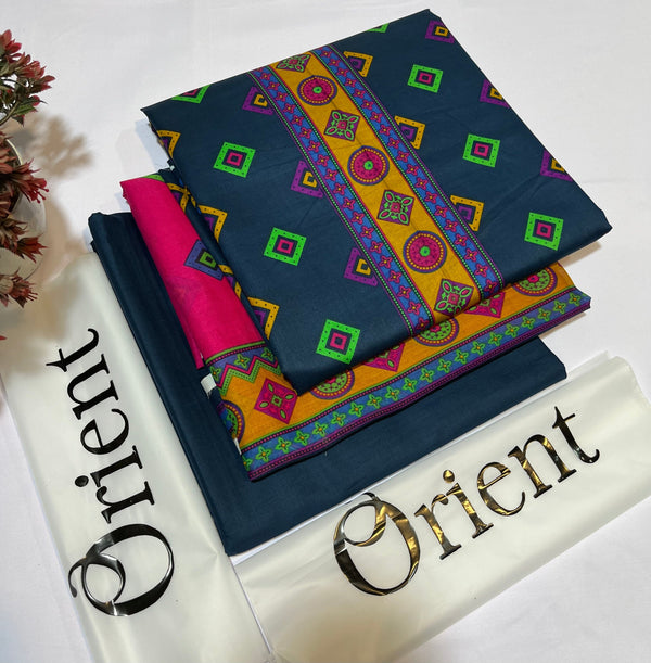 ORIENT LAWN DIGITAL PRINT 3PC D302