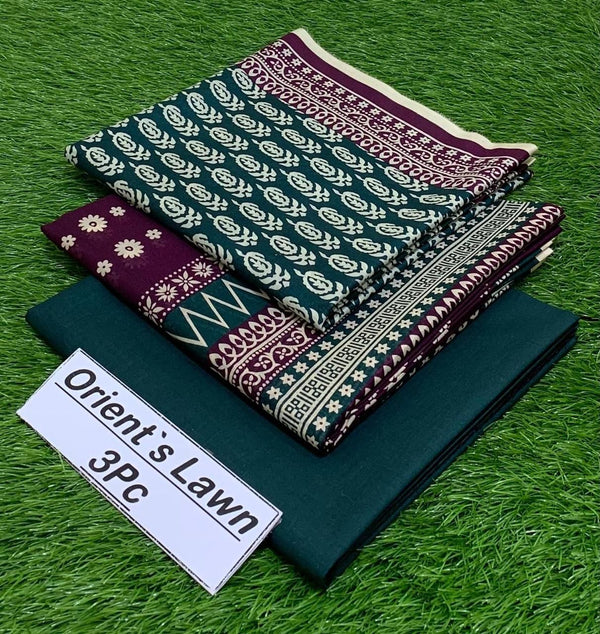 ORIENT LAWN DIGITAL PRINT 3PC D308