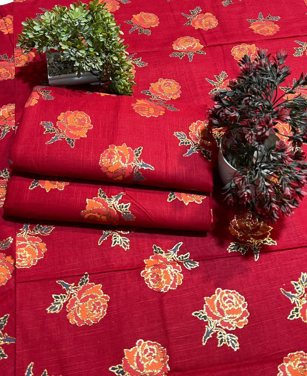 NISHAT KHADDAR DIGITAL PRINT 2PC D18