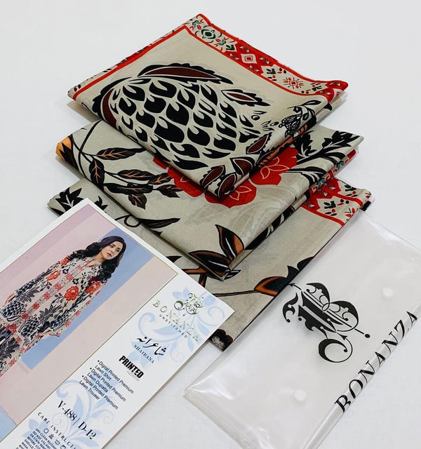 BONANZA LAWN DIGITAL PRINT 3PC D94
