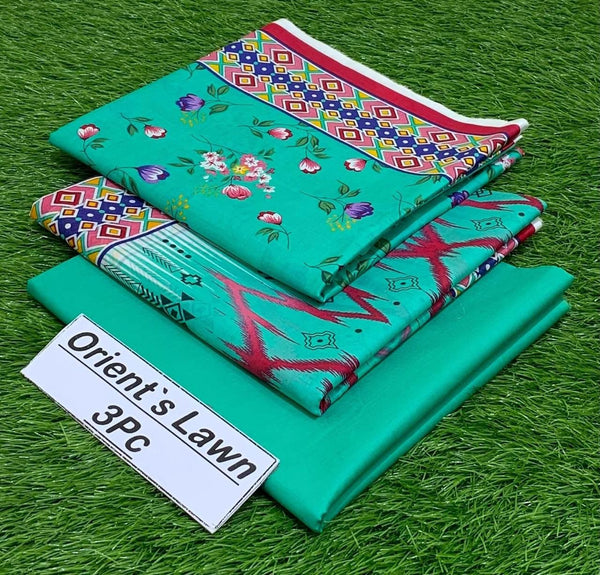 ORIENT LAWN DIGITAL PRINT 3PC D309