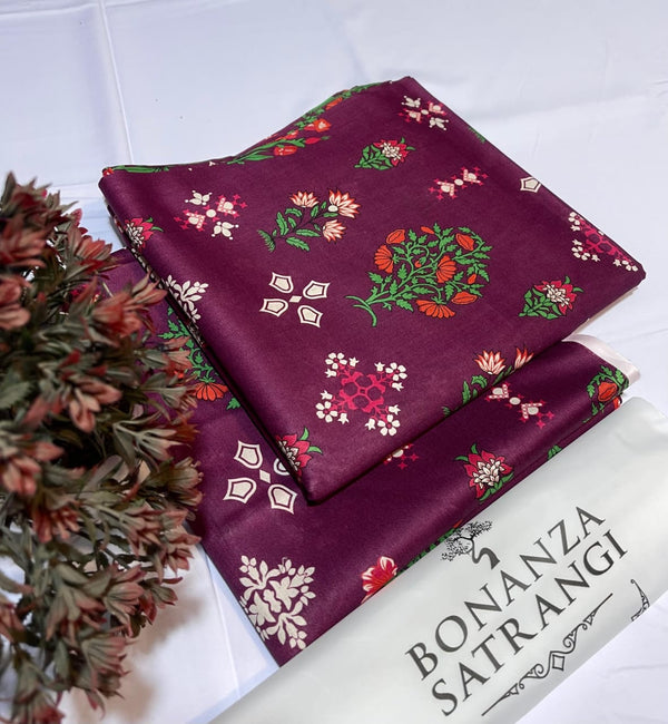 BONANZA LAWN DIGITAL PRINT 2PC D50