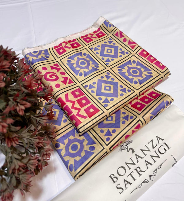 BONANZA LAWN DIGITAL PRINT 2PC D81