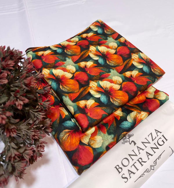 BONANZA LAWN DIGITAL PRINT 2PC D85