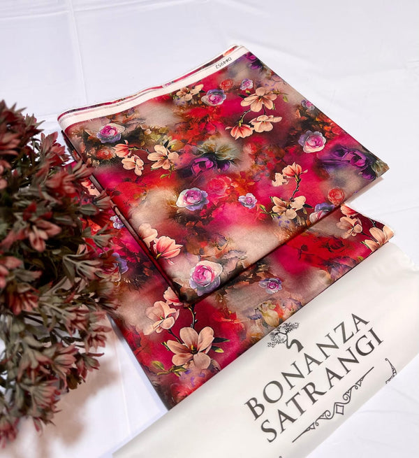 BONANZA LAWN DIGITAL PRINT 2PC D75